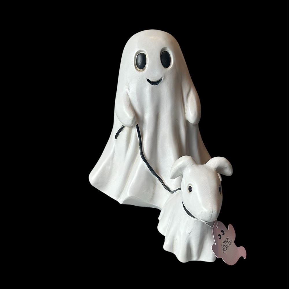 Viral Ghost Figurine with Ghost Dog (Medium)